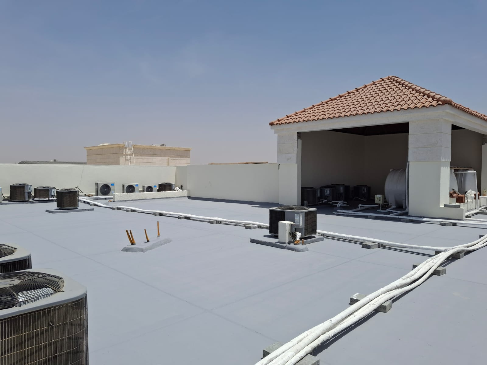 Large Roof Hydroseal Insulation